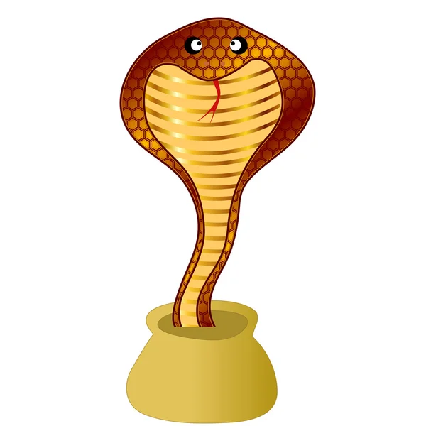 Illustrazione del serpente — Vettoriale Stock